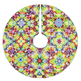 mediterrane Fliesen, alkoholfarbene Fliesen, Majol Polyester Weihnachtsbaumdecke