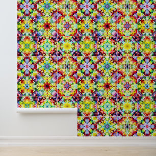 mediterrane Fliesen, alkoholfarbene Fliesen, Majol Tapete