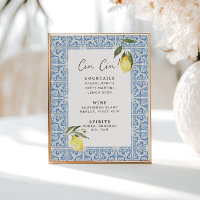 Mediterrane Fliesen Amalfi Capri Bar Menu