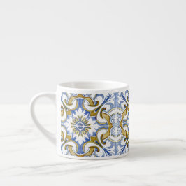 mediterrane Fliesen, Majolika, sizilianischer Stil Espressotasse