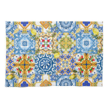 mediterrane Fliesen, Majolika, sizilianischer Stil