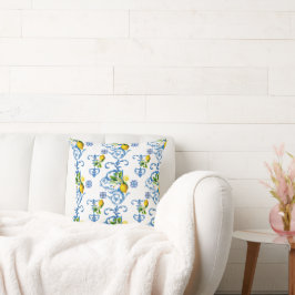 mediterrane Fliesen, Majolika, sizilianischer Stil Kissen