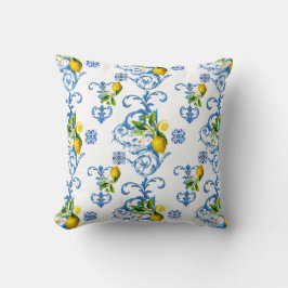 mediterrane Fliesen, Majolika, sizilianischer Stil Kissen