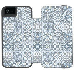 mediterrane Fliesen, marokkanisch, Majolica, Azule Incipio Watson™ iPhone 5 Geldbörsen Hülle