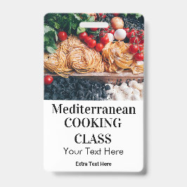 Mediterrane Kochkurse Foto und Logo Ausweis