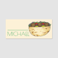 Mediterrane Küche Falafel Pita Restaurant Server