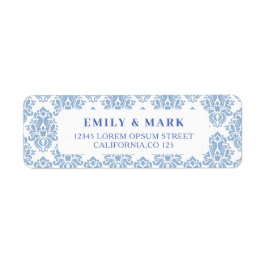 Mediterrane Lemon Wedding Rücksendeadresse