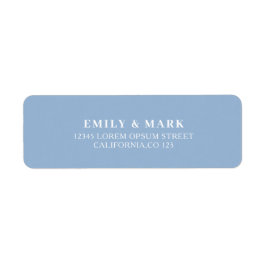 Mediterrane Lemon Wedding Rücksendeadresse