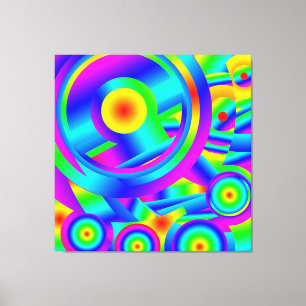 Mediterrane Sonnenaufgang gekrempelte Canvas Print Leinwanddruck
