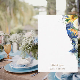 Mediterrane Sonnenblumen Dusche Danke