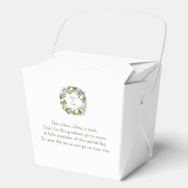 Mediterrane Zitrone und Oliven Nimm me Zuhause Lef Geschenkschachtel