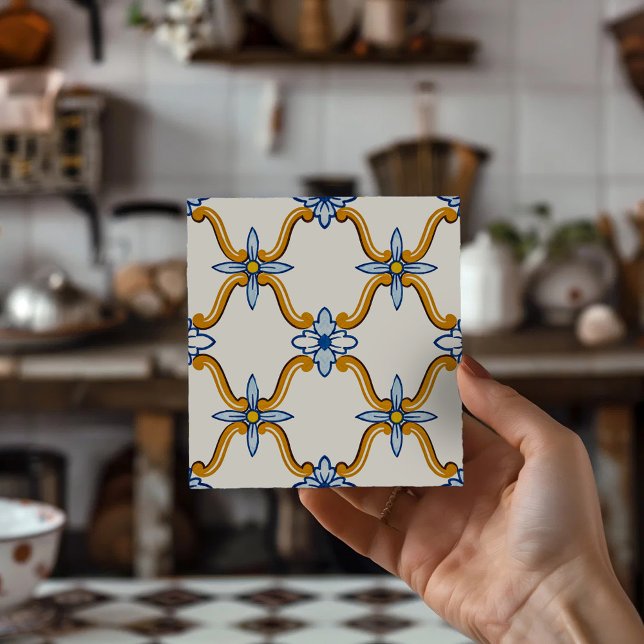 Mediterranean Azulejo Home Decor Gift Fliese (Coasters, Drink Coasters, Coaster Set, Home Decor,
Housewarming Gift, Coffee Table Decor)