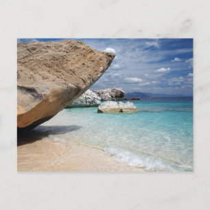 Mediterranean beach, Sardinia postcard Postkarte