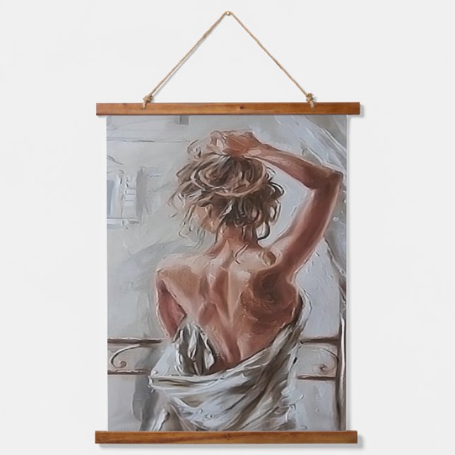 Mediterranean Breeze Wandteppich Mit Holzrahmen (Vorderseite)