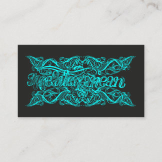 Mediterranean - Calligraphy Telefonnummerkarte
