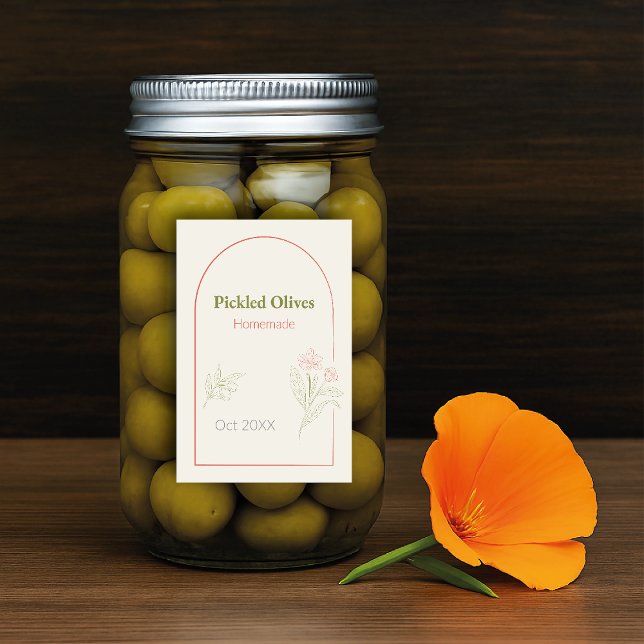 Mediterranean & Elegant Lebensmitteletikett (Von Creator hochgeladen)