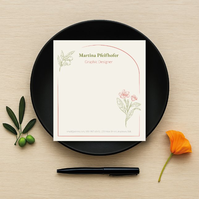 Mediterranean & Elegant Notizblock (Von Creator hochgeladen)