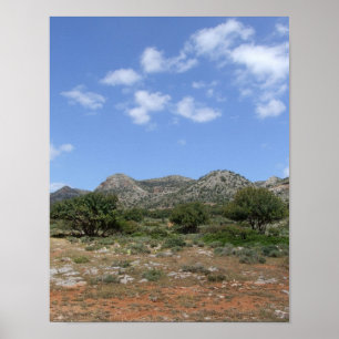 Mediterranean Landscape Poster