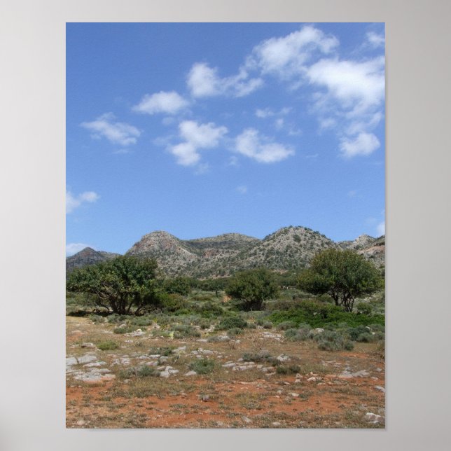 Mediterranean Landscape Poster (Vorne)