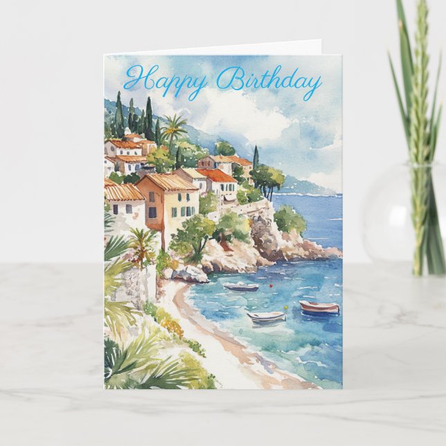 Mediterranean Summer Karte (Vorderseite)