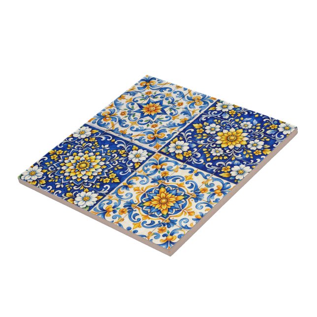 Mediterranean Tile Bloom Fliese (Seite)