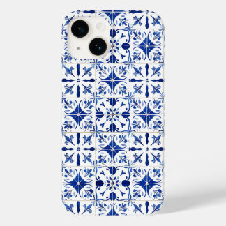 Mediterranean Tile Blue & White Case-Mate iPhone 14 Hülle