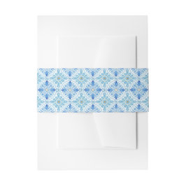 Mediterranean Tile Pattern | Amalfi Coast Wedding Einladungsbanderole