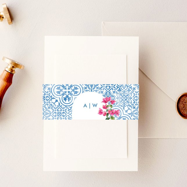 Mediterranean tile pattern einladungsbanderole (Von Creator hochgeladen)