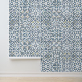 Mediterranean Tiles, Moroccan, Majolica, Azulejo Tapete
