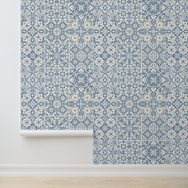 Mediterranean Tiles, Moroccan, Majolica, Azulejo Tapete