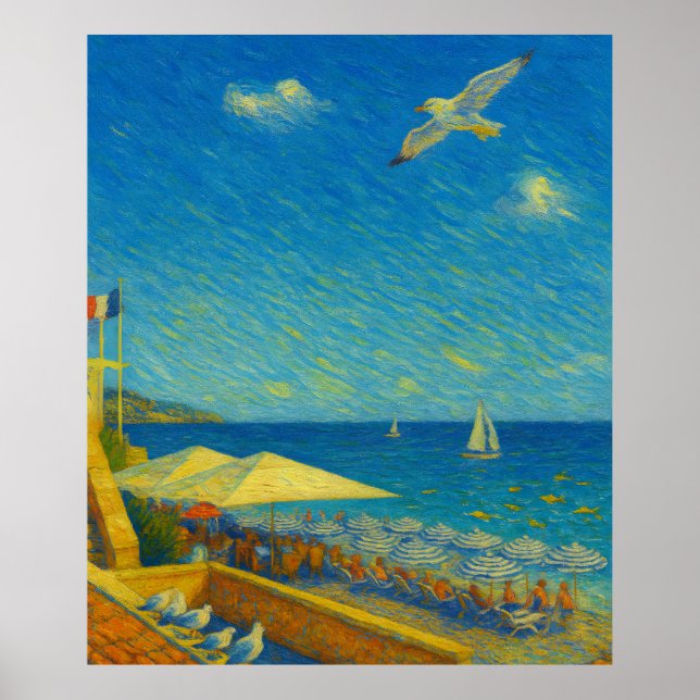 #MediterraneanArt #Cityscape #UrbanArt #TravelPost Poster (Vorne)