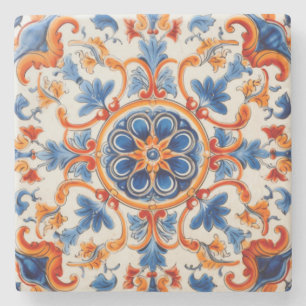 Mediterraner Garten Steinuntersetzer