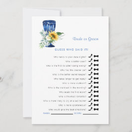 Mediterraner Ratgeber, der gesagt hat, es Duschspi Einladung