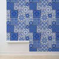 Mediterranes Blau und Weiß Azulejo Majolica Tiles