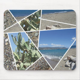 Mediterranes Collage Design Mousepad