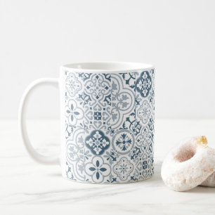 mediterranes marokkanisches Fliesenmuster Kaffeetasse