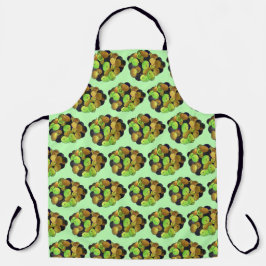 Mediterranes Schwarzes Grün gemischte Oliven Griec Schürze