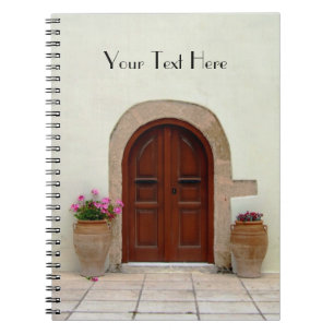 Mediterranes TürNotebook Notizblock