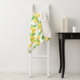 Mediterrenean Citrus Lemon pattern Sherpadecke