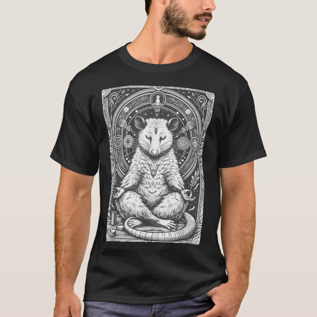 Meditieren von Ossum Tarot Card Ssum Sritual Medit T-Shirt (Vorderseite)