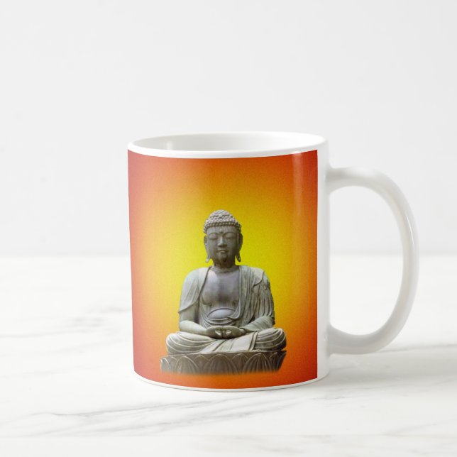 Meditierende Buddha-Tasse Kaffeetasse (Rechts)