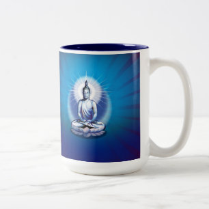 Meditierende Buddha-Tasse Zweifarbige Tasse