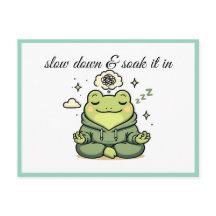 Meditierende Frosch-Yoga-Event-Einladungskarte