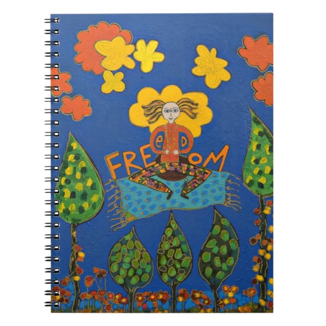 Meditierende Vorlagenzeitschrift Notizblock (Vorderseite)