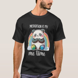 Meditierender Panda-Bär Yoga Meditierender Panda M T-Shirt