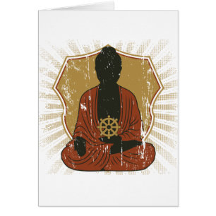 Meditierendes Dharma Rad Buddhas