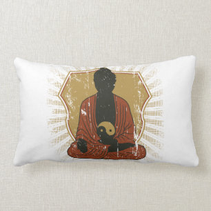 Meditierendes OM Symbol Buddhas Lendenkissen