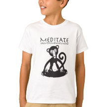 Meditierendes Yoga des Affen