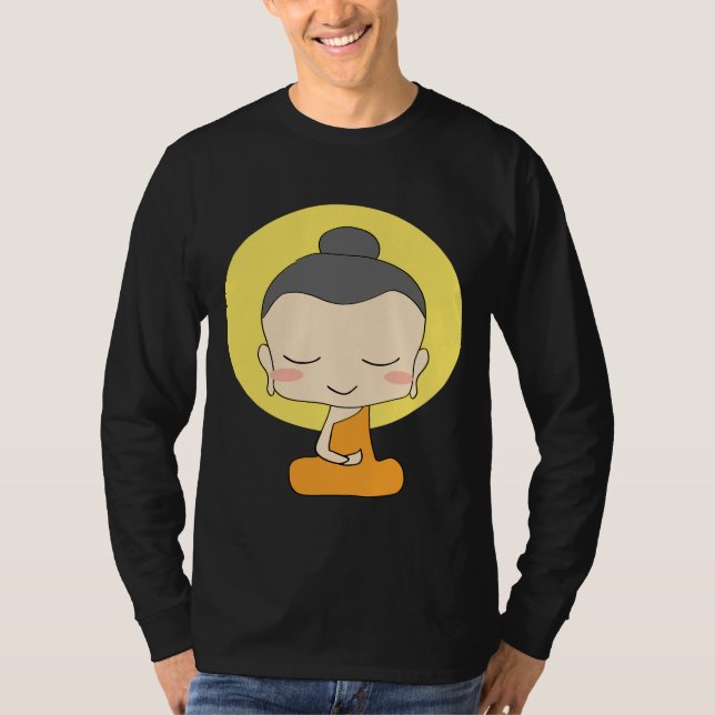 MEDITUNG ERLEUCHTUNG Buddha T - Shirt (Vorderseite)