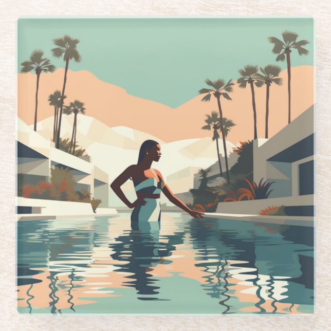 MEDITUNG Nr. 1 Glasuntersetzer (Vorderseite)